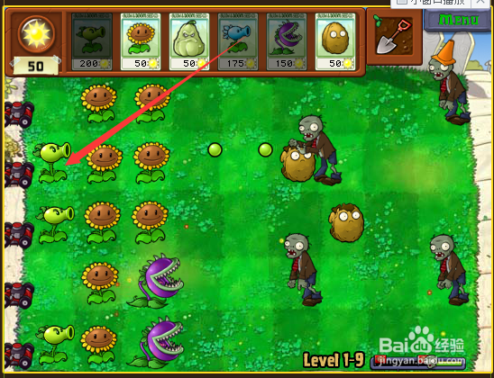 植物大战僵尸第9关通关详细攻略