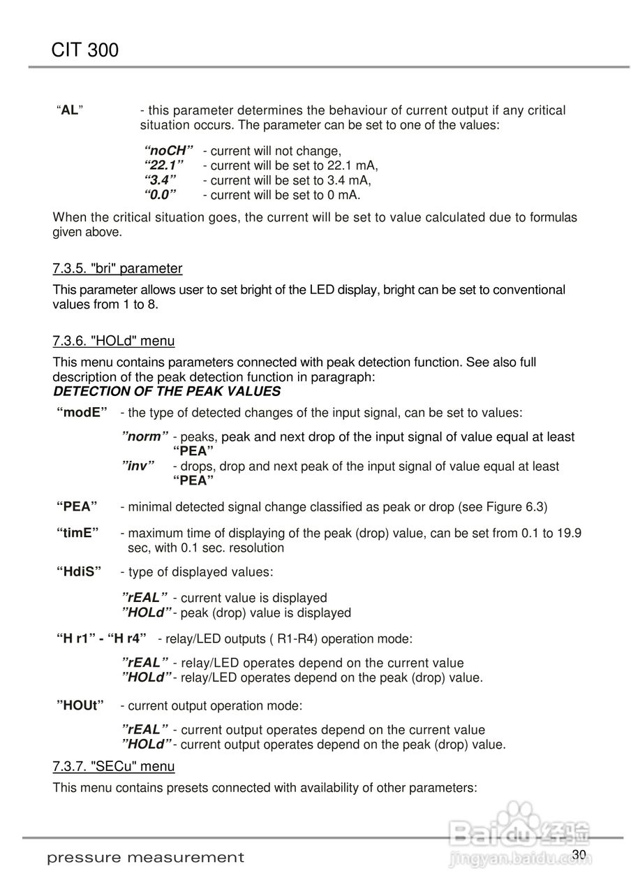 欧智博德CIT 300 流程显示器使用手册:[3]