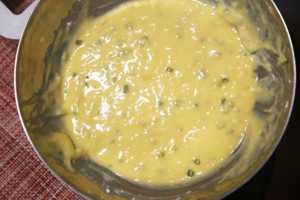 葱香午餐肉华夫饼