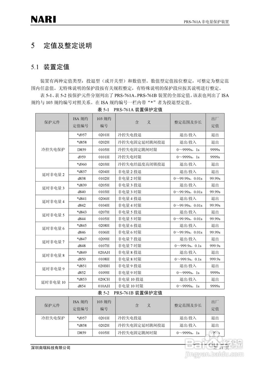 PRS-761非电量保护装置技术说明书:[2]