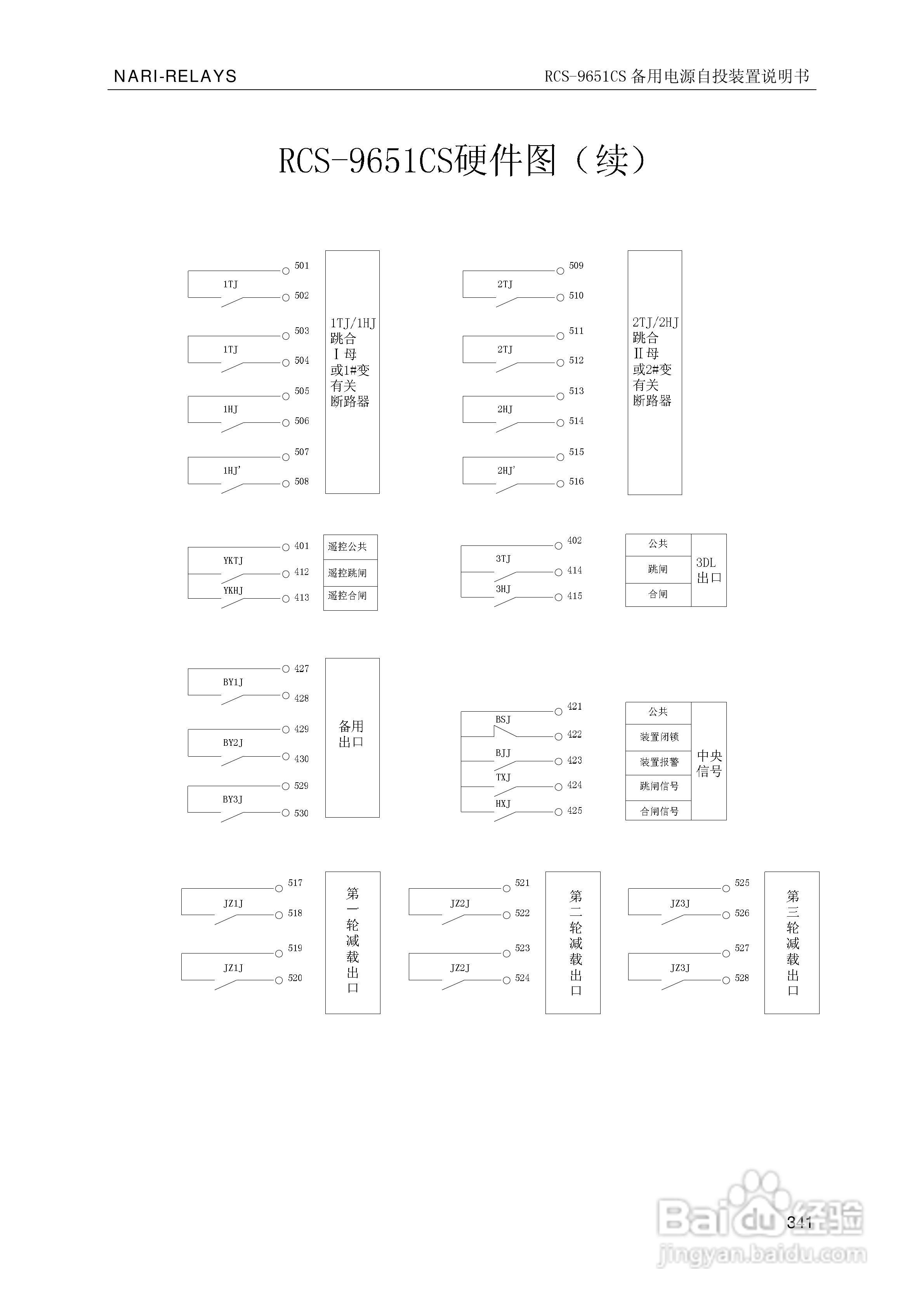 南瑞继保RCS-9681CS变压器后备保护测控装置说明书:[35]