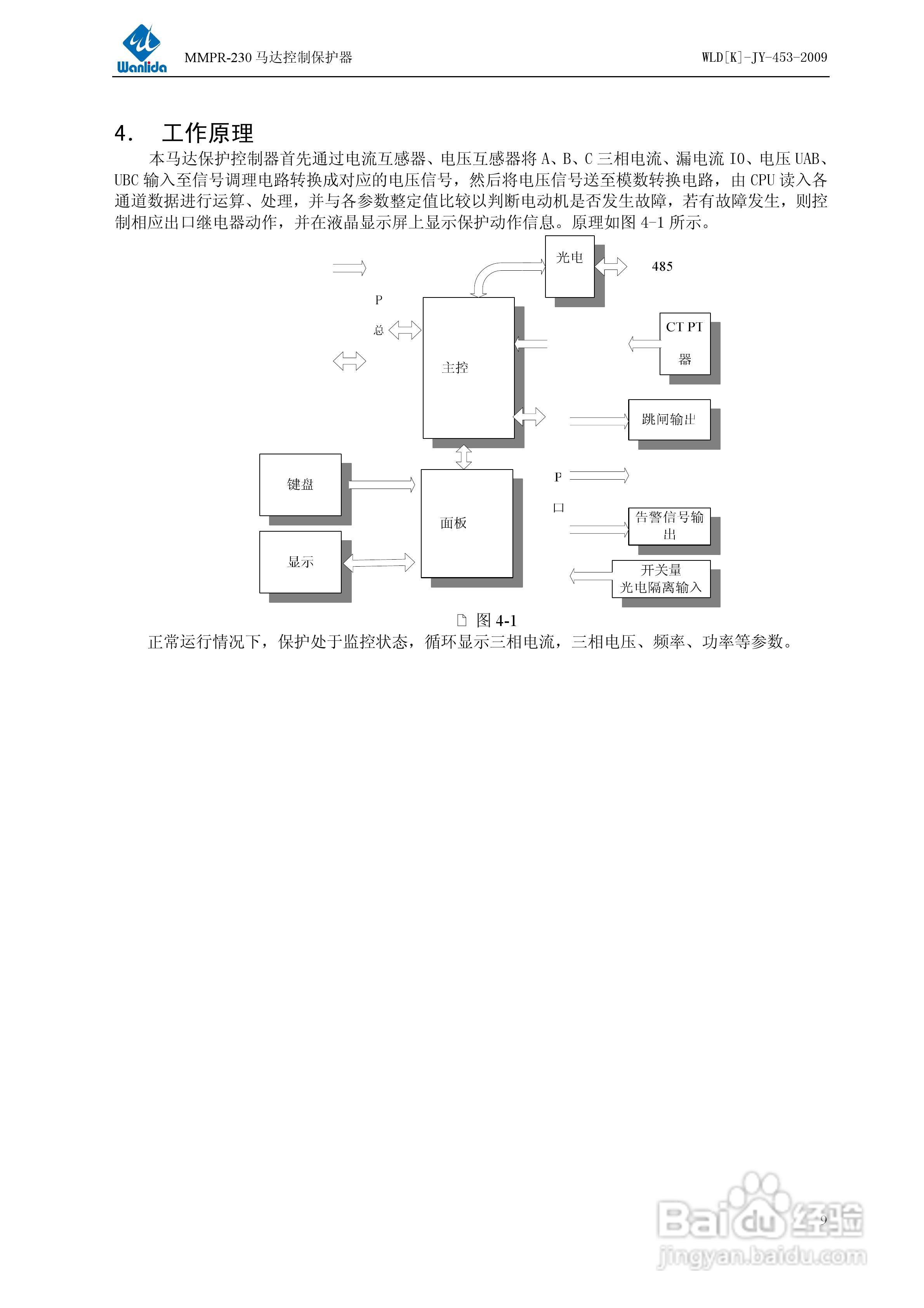 MMPR-230低压电动机保护控制器说明书:[2]