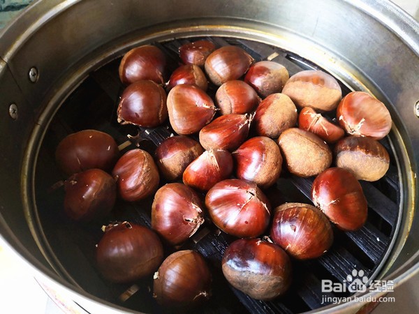 蒸板栗的做法