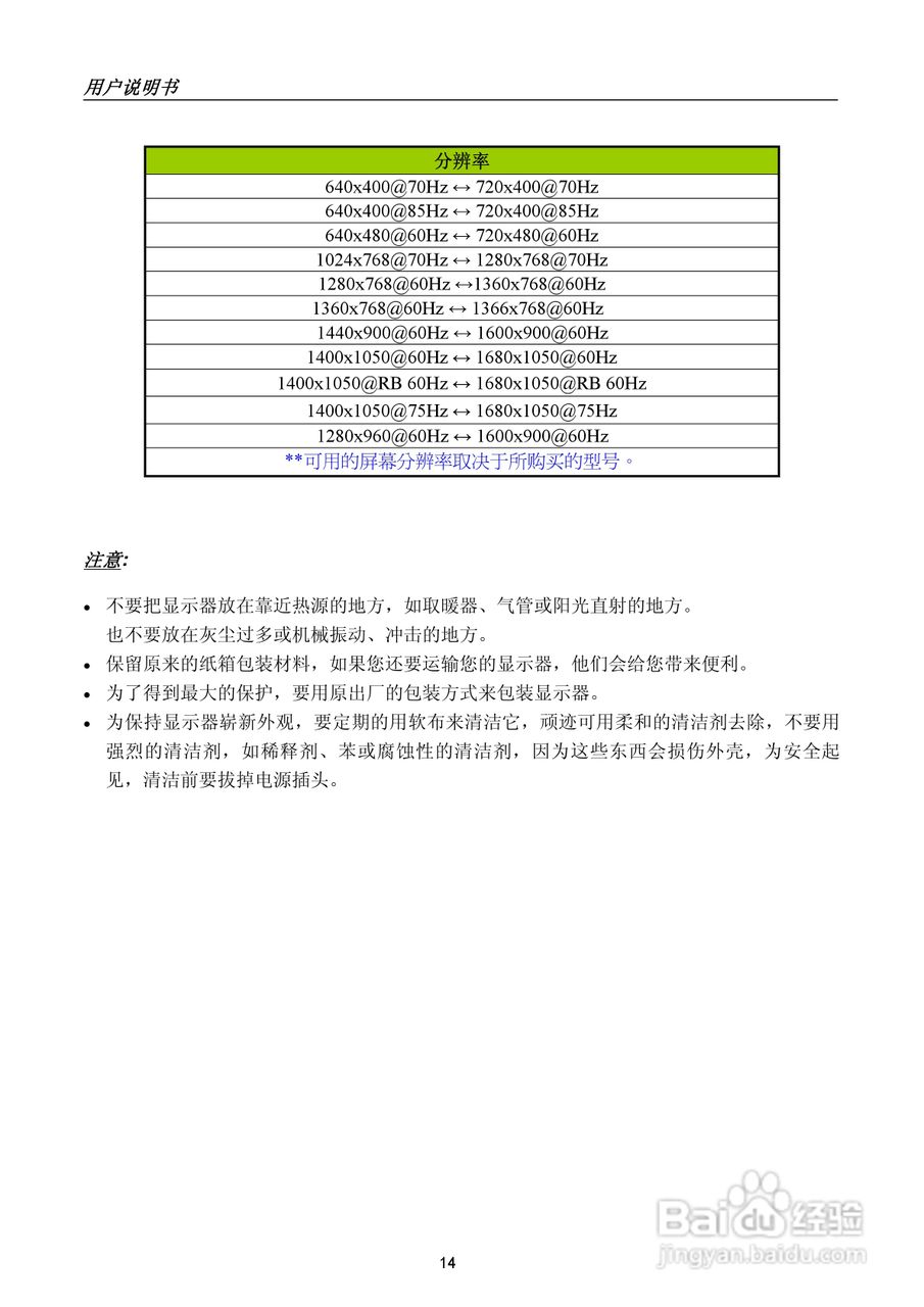 瀚视奇HZ221DPB液晶显示器使用说明书:[2]