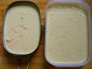 芒果鲜奶冰激凌