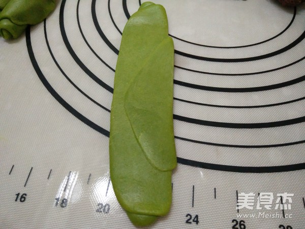 抹茶红豆酥饼