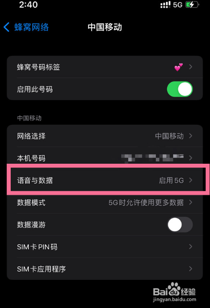 苹果12如何5g改4g