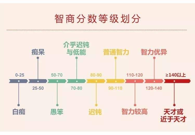 正常IQ值是多少怎么划分IQ标准与等级
