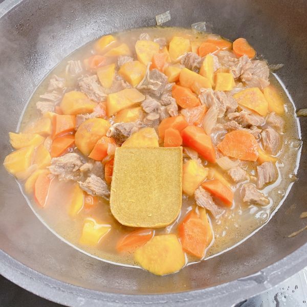 红薯版咖喱牛肉饭
