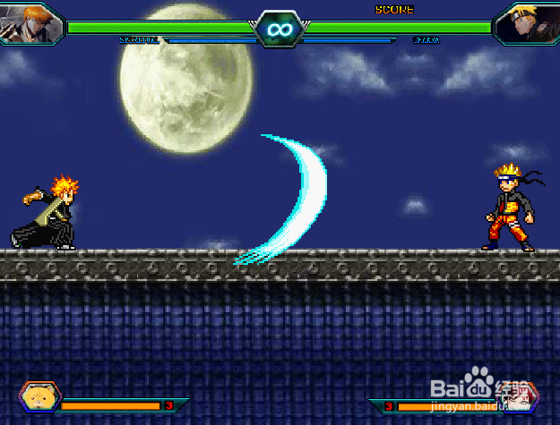 死神VS火影3.2黑崎零段使用方法