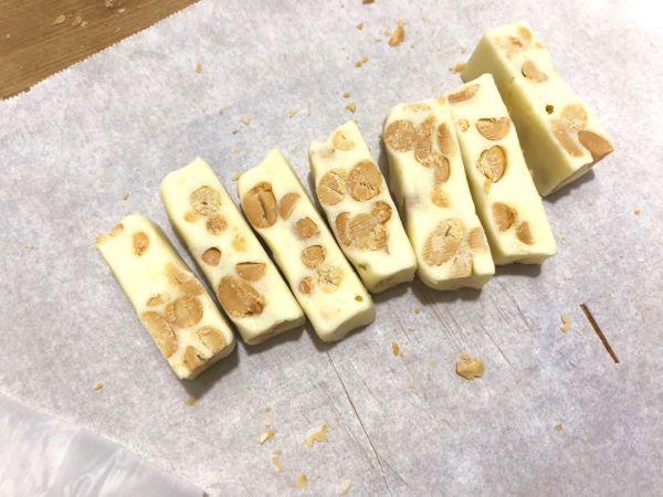 抹茶花生牛轧糖