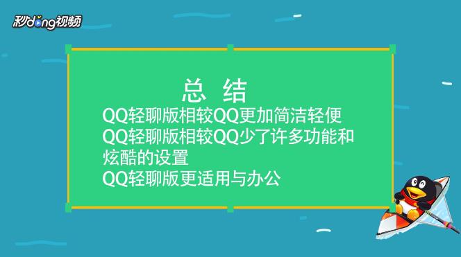 qq轻聊版和qq有什么区别