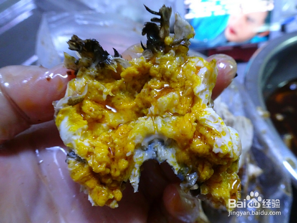 自己做辣炒螃蟹麻辣螃蟹海鲜美食