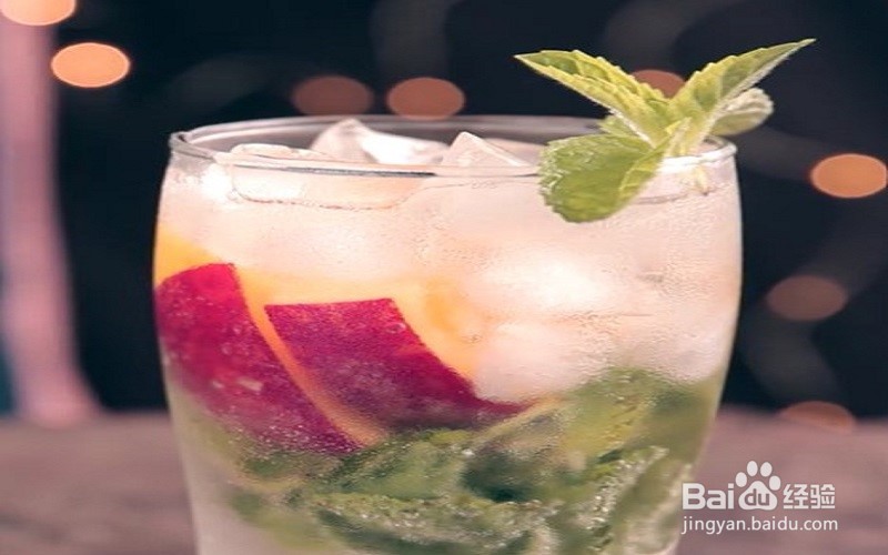 如何做蜜桃莫吉托