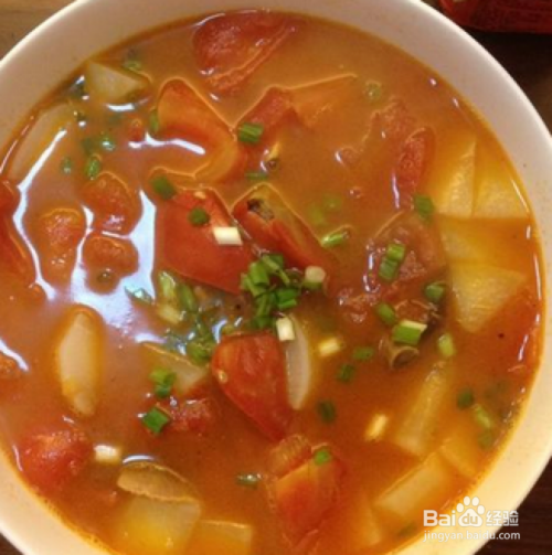 香菇番茄萝卜汤做法