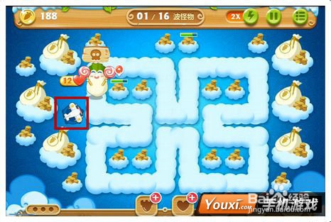 保卫萝卜2第51关攻略