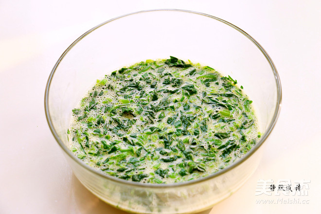 菠菜鸡蛋糕的做法