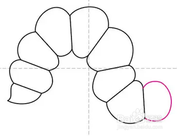 教孩子如何画毛毛虫