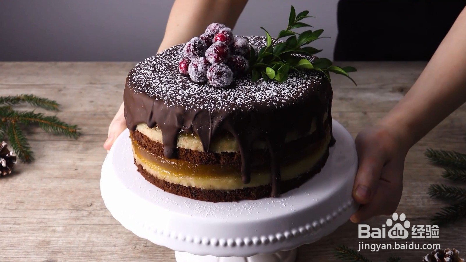 怎么做多米诺巧克力蛋糕