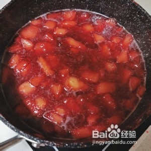 红颜草莓果酱的做法