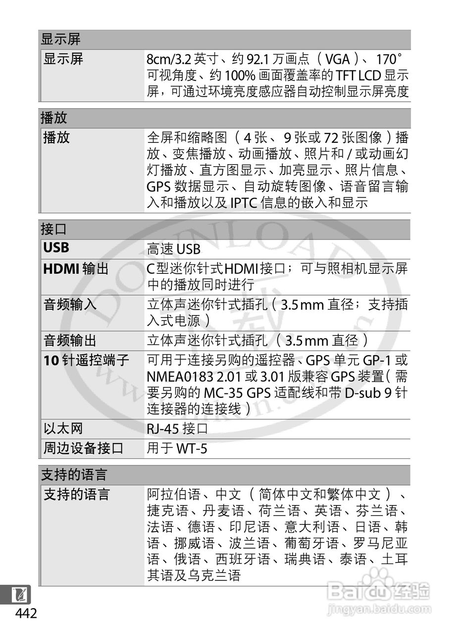 尼康D4数码相机使用说明书:[48]