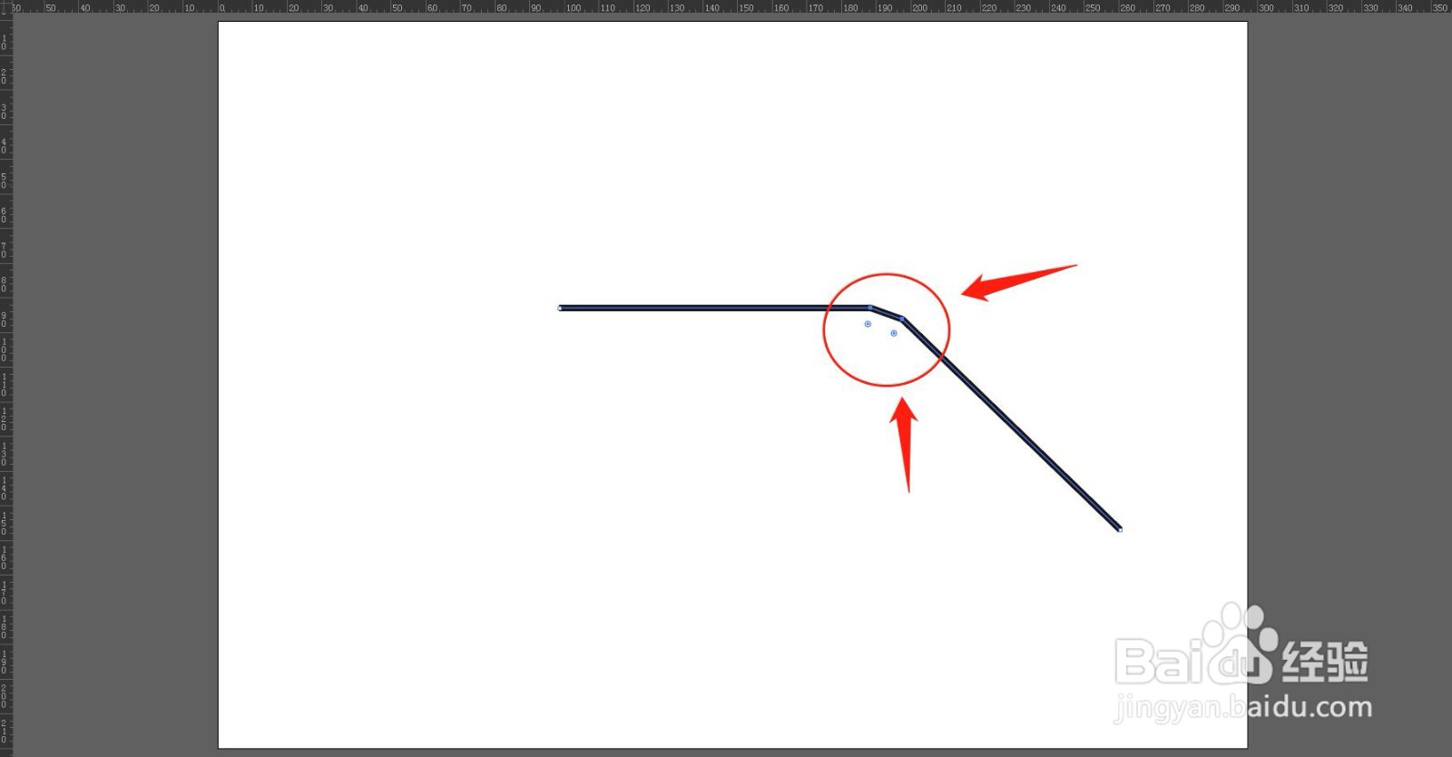 ​在AI中怎么将两条线段合并成一条线段