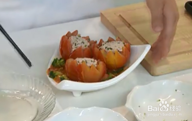 肉馅酿番茄,怎么吃都吃不腻的家常菜