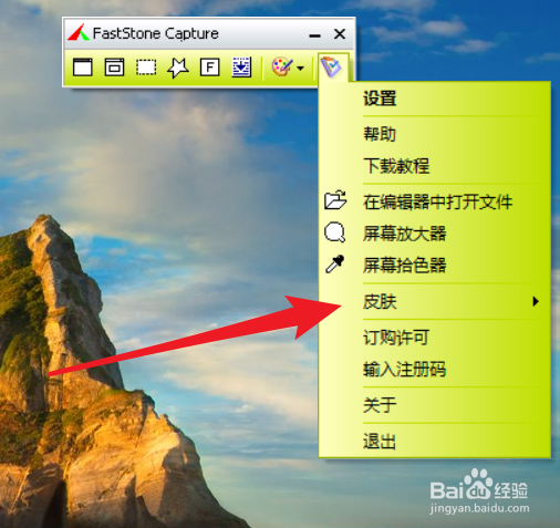 随意抓图如何修改皮肤