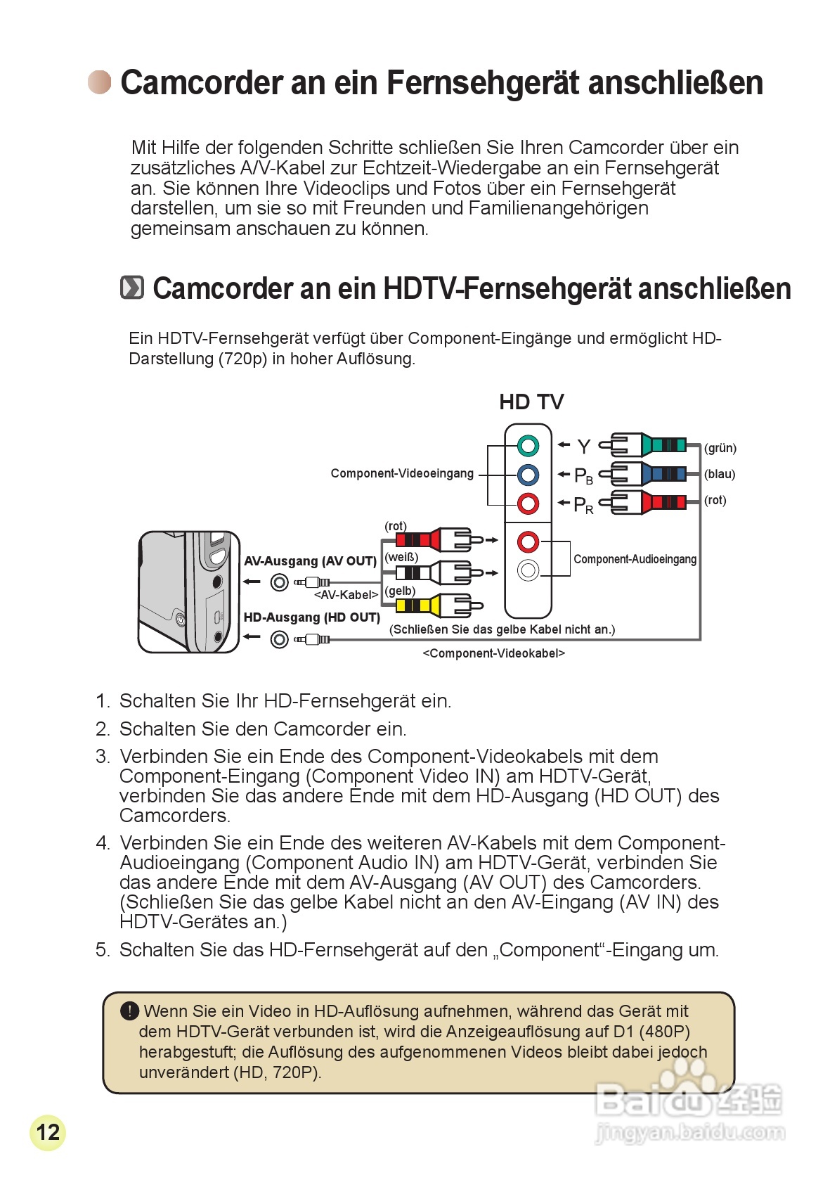 HD-DV摄像机用户手册:[4]