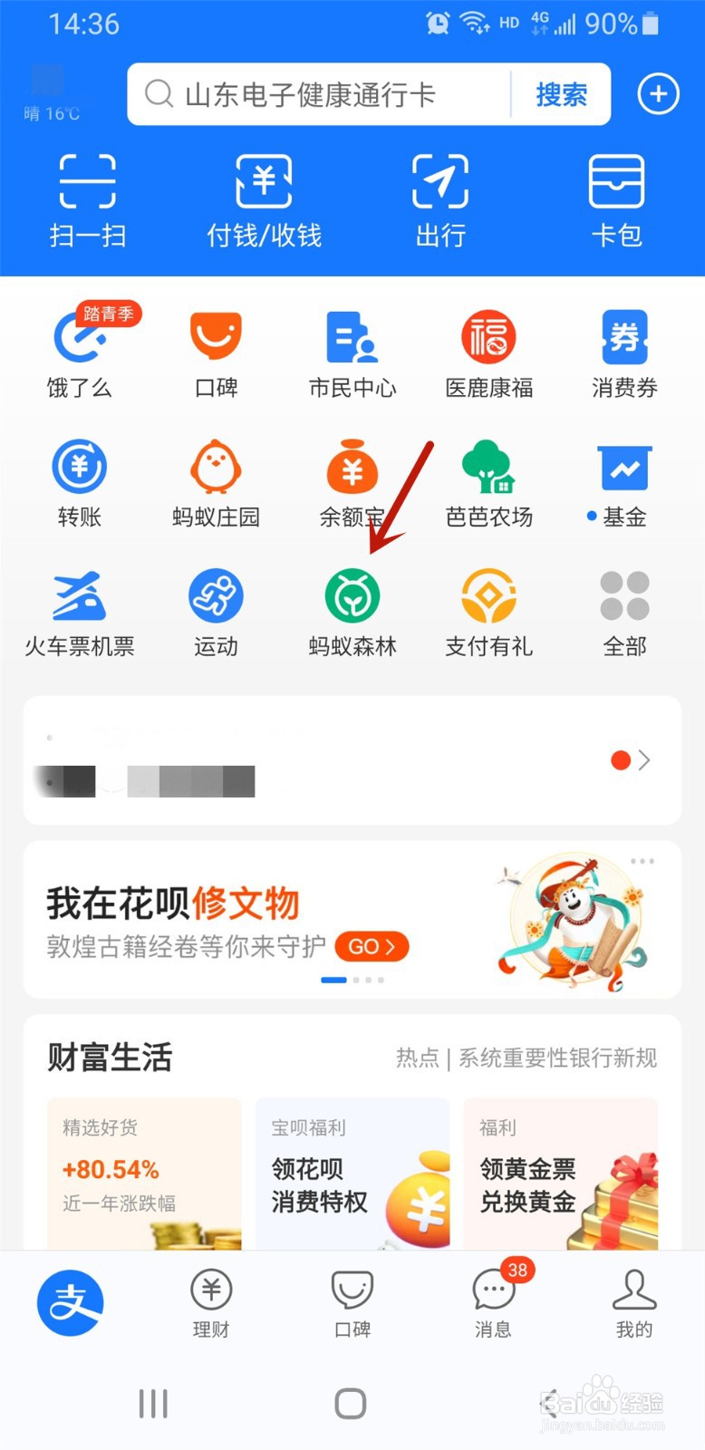 支付宝的蚂蚁森林如何查看碳足迹