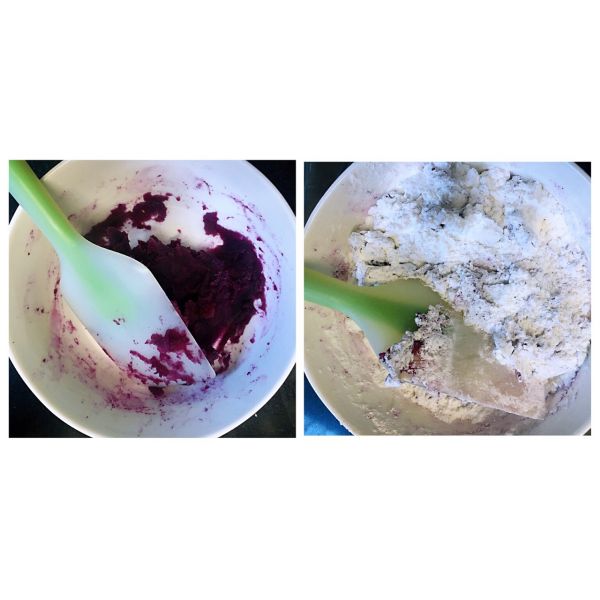 紫薯琉璃芝心汤圆