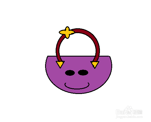 如何画手提包的简笔画