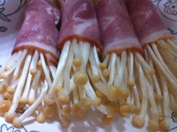 培根金针菇手卷