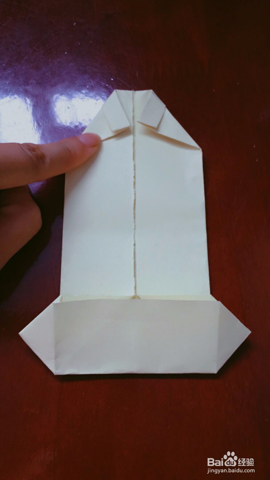 手工折纸西装的折法