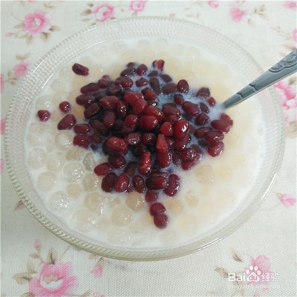 蜜豆西米露的做法