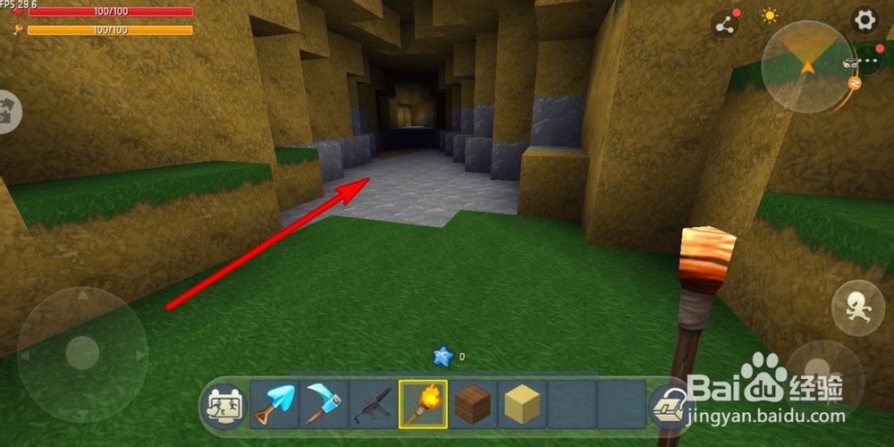 迷你世界冒险模式怎么获取铁矿煤矿？