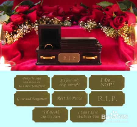 十大超级奇葩的离婚纪念物