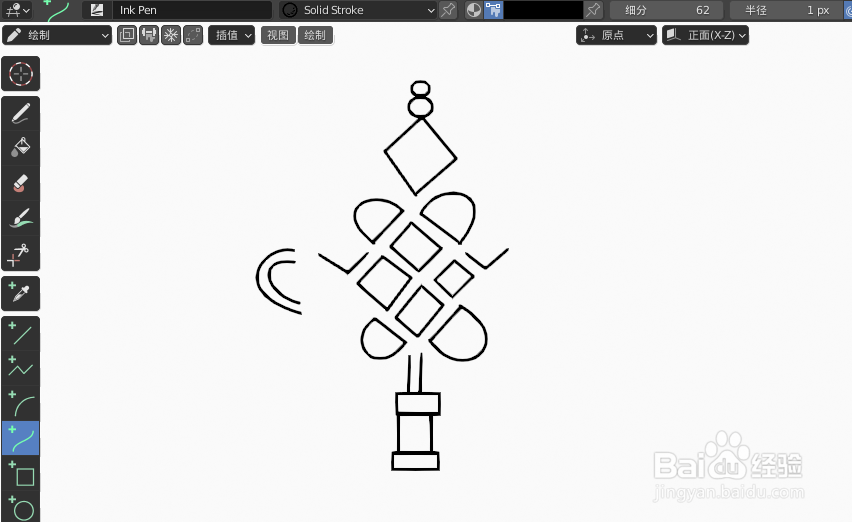 如何使用blender2.9快速设计中国结简图模型