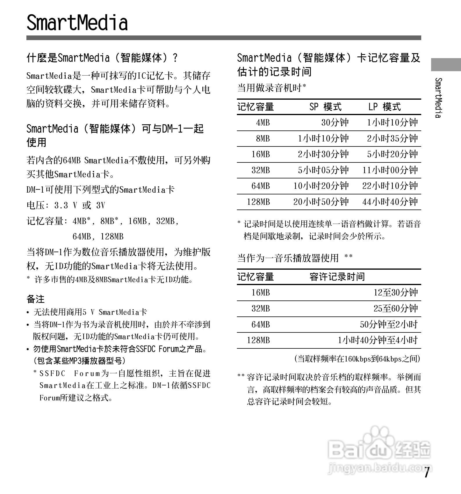 奥林巴斯录音笔DM-1型使用说明书:[1]