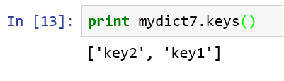 python学习3--字典