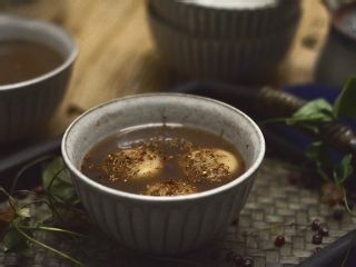 营养美食制作红豆汤圆