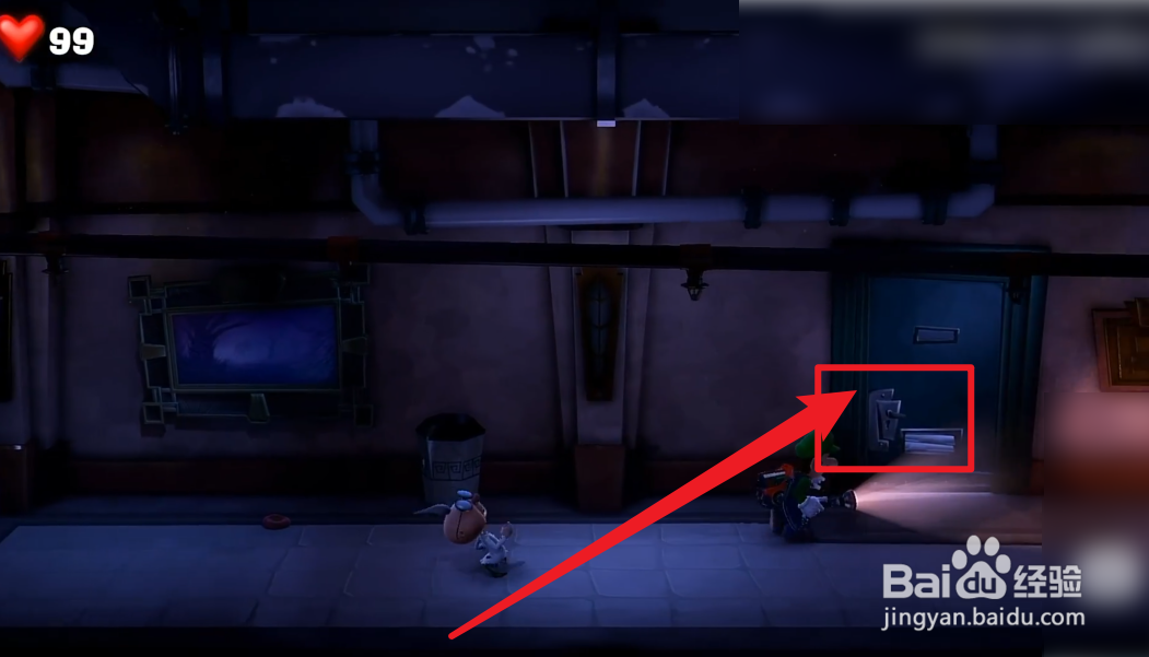 路易吉鬼屋3怎么从第一关出去