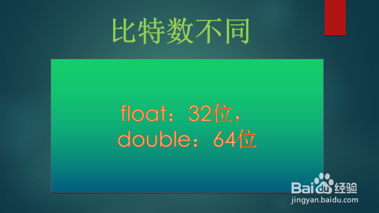 float和double有什么区别