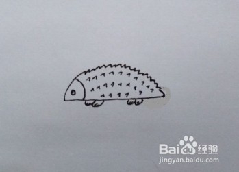 简笔画:刺猬