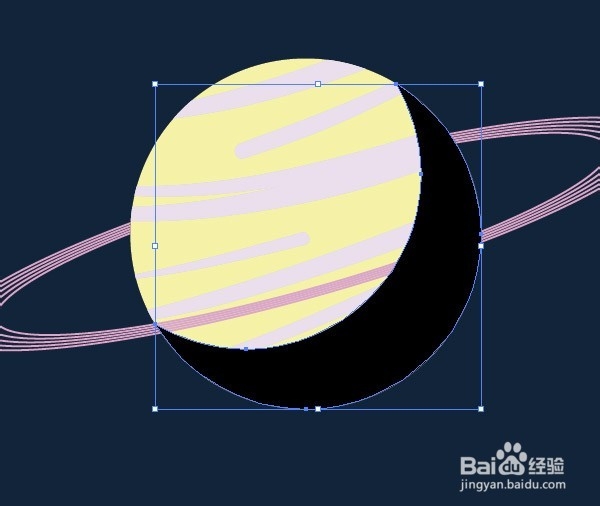 初级插画教程：卡通风格的空间场景(下)