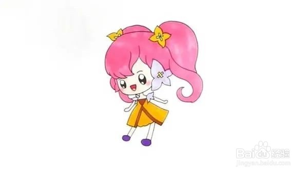 “马尾辫女孩”怎么画？