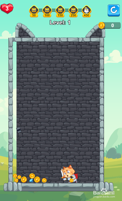 The Rise of Cat Hero的Level 1怎样通关