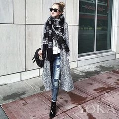 冬天气质大衣,这样搭围巾才流行!