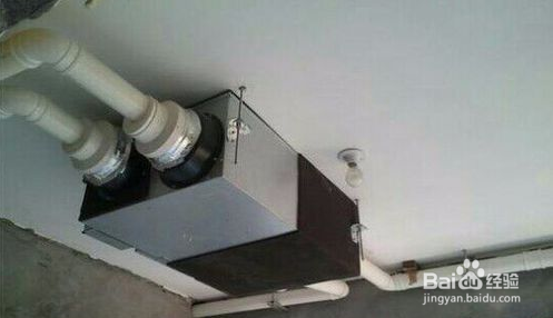 吊顶式新风系统安装步骤