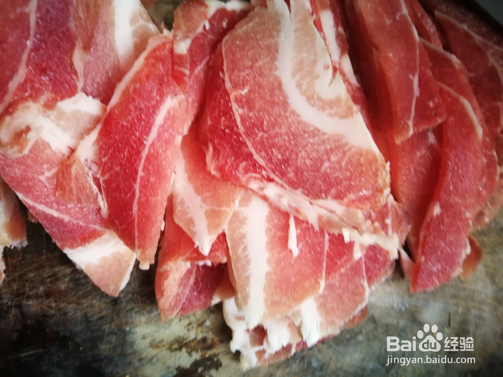 蒜香鲜干红椒肉